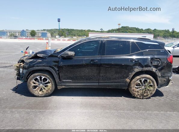 3GKALVEV0JL205601 2018 GMC TERRAIN Black Widok wnętrza 360 stopni