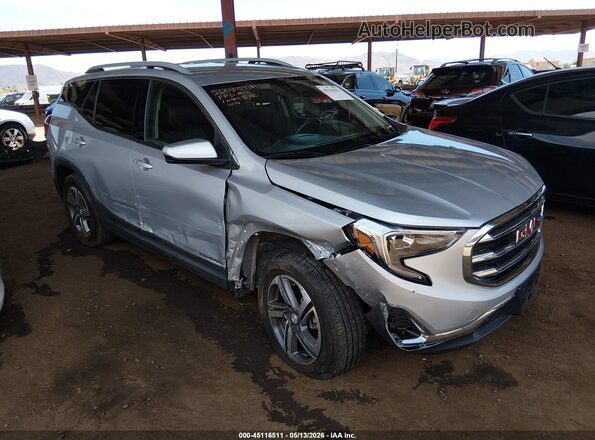 3GKALVEV0LL251478 2020 GMC TERRAIN Silver Front view