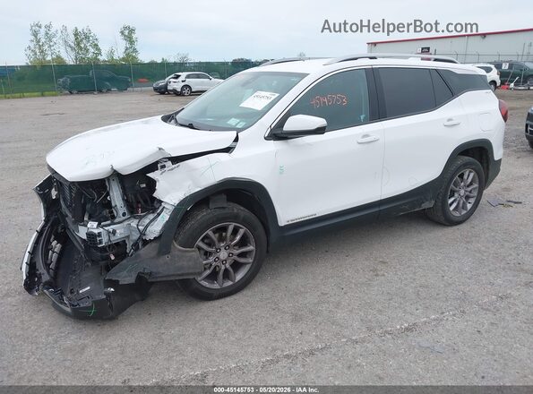 3GKALVEV0NL160486 2022 GMC TERRAIN White Vista tres cuartos delantera izquierda