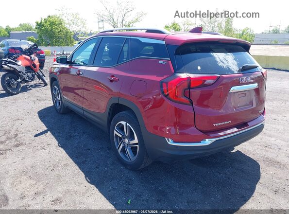 3GKALVEV1JL211441 2018 GMC TERRAIN Red Rear left