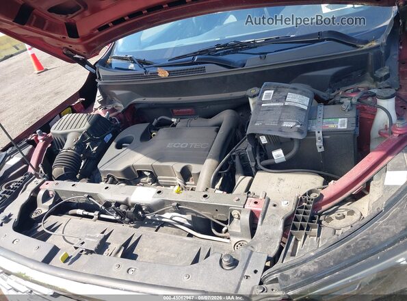 3GKALVEV1JL211441 2018 GMC TERRAIN Red Rear view