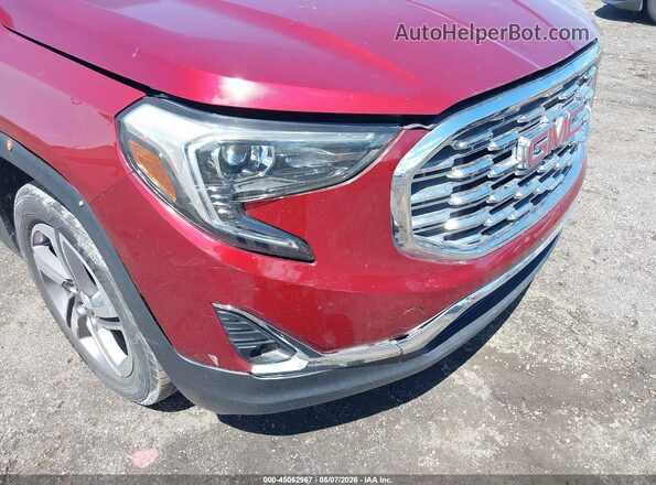 3GKALVEV1JL211441 2018 GMC TERRAIN Red Front view