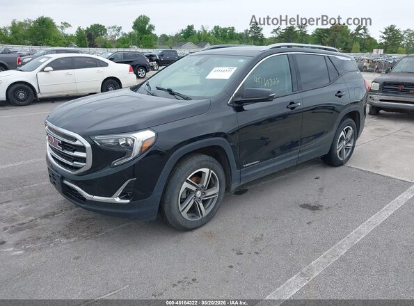3GKALVEV1KL347828 2019 GMC TERRAIN Black წინა მარცხენა ხედი სამი მეოთხედიდან