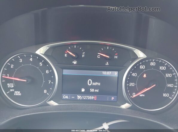 3GKALVEV1LL128742 2020 GMC TERRAIN Gray Vista de los asientos traseros