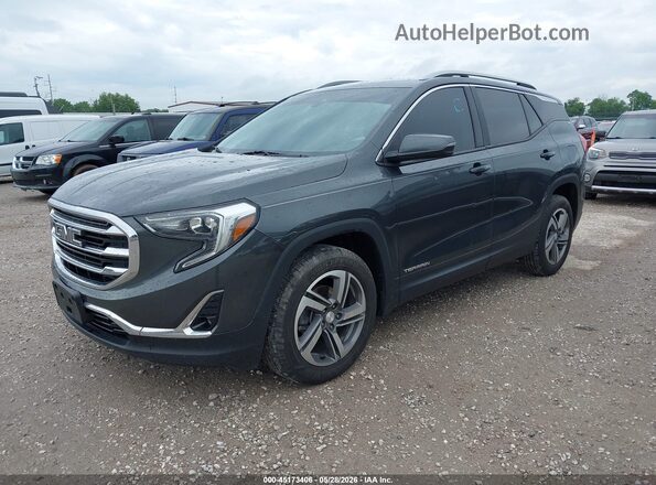 3GKALVEV1LL128742 2020 GMC TERRAIN Gray Vista tres cuartos delantera izquierda