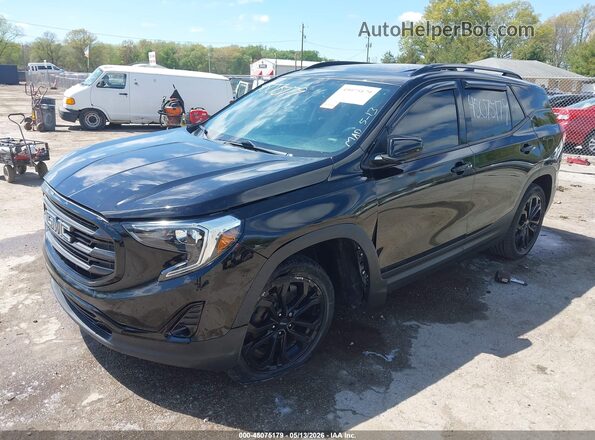 3GKALVEV1LL189654 2020 GMC TERRAIN Black წინა ხედი