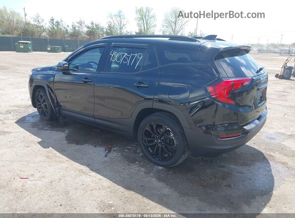 3GKALVEV1LL189654 2020 GMC TERRAIN Black უკანა მარცხენა