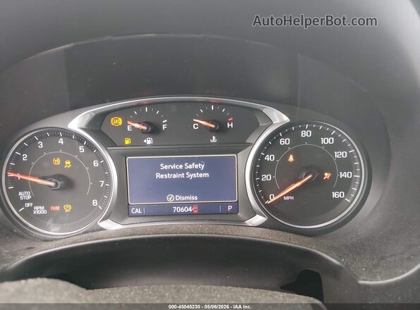 3GKALVEV2LL295207 2020 GMC TERRAIN Blue უკანა სავარძლების ხედი