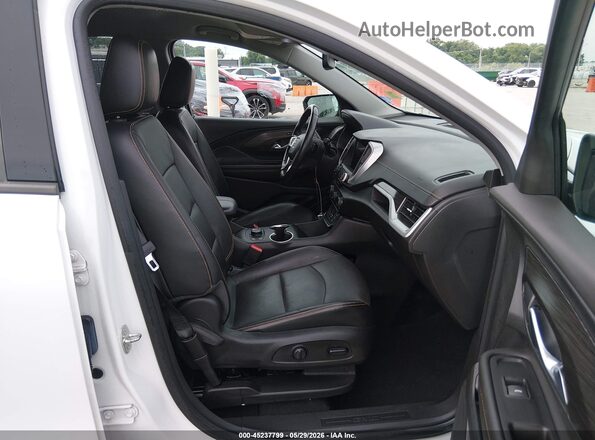 3GKALVEV5KL383537 2019 GMC TERRAIN White Vista interior delantera