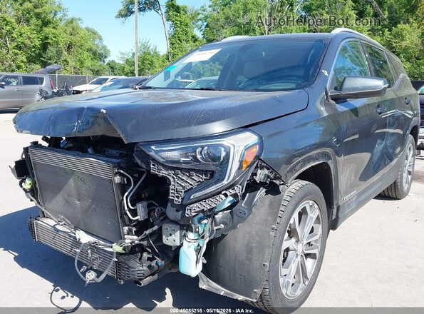 3GKALVEV6JL385330 2018 GMC TERRAIN Blue წინა მარცხენა ხედი სამი მეოთხედიდან