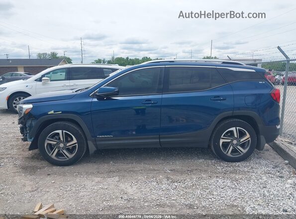 3GKALVEV6KL308247 2019 GMC TERRAIN Blue Սալոնի 360 աստիճան տեսք
