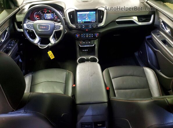 3GKALVEV7KL334386 2019 GMC TERRAIN Black Widok deski rozdzielczej
