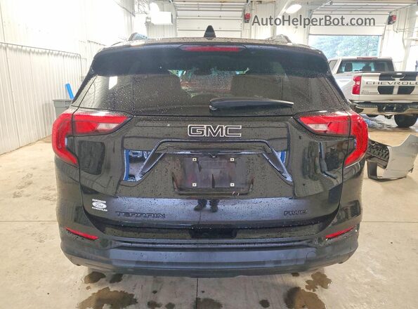 3GKALVEV7KL334386 2019 GMC TERRAIN Black Widok z tyłu