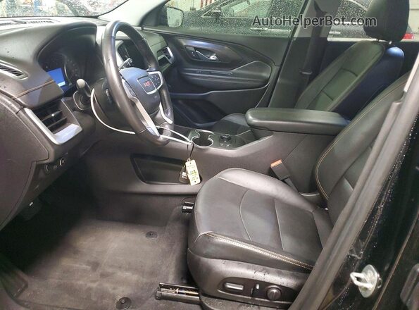 3GKALVEV7KL334386 2019 GMC TERRAIN Black Widok wnętrza z przodu