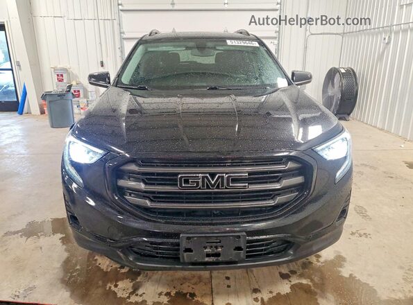 3GKALVEV7KL334386 2019 GMC TERRAIN Black Widok z przodu