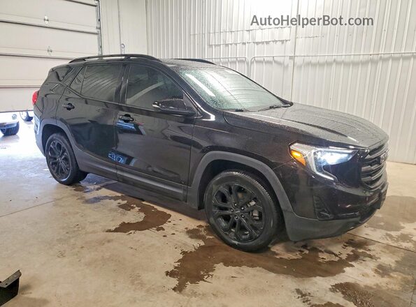 3GKALVEV7KL334386 2019 GMC TERRAIN Black Przód prawy