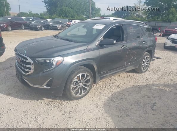3GKALVEV8LL248554 2020 GMC TERRAIN Серый Передняя левая четверть