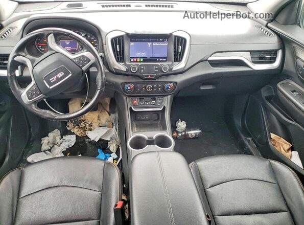 3GKALVEV8ML396060 2021 GMC TERRAIN White Առջևի վահանակի տեսք