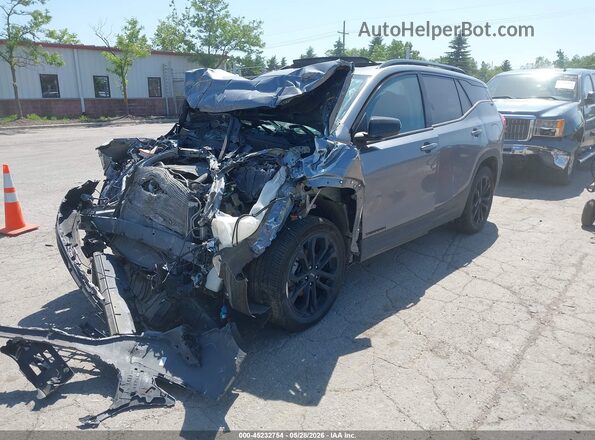 3GKALVEV9LL174674 2020 GMC TERRAIN Gray Передня ліва чверть