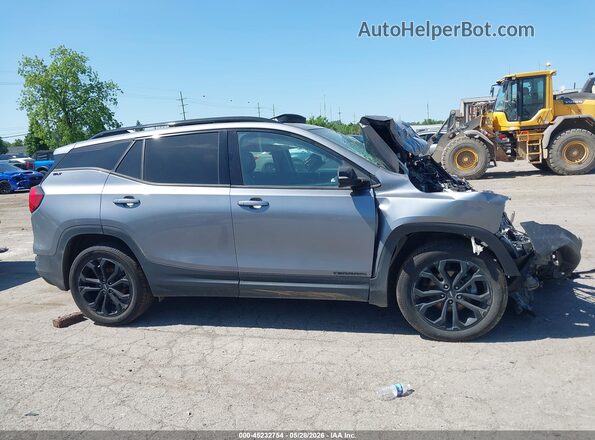 3GKALVEV9LL174674 2020 GMC TERRAIN Gray Вид задньої частини салону