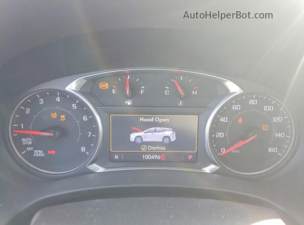 3GKALVEX2LL192841 2020 GMC TERRAIN Black Instrument cluster view