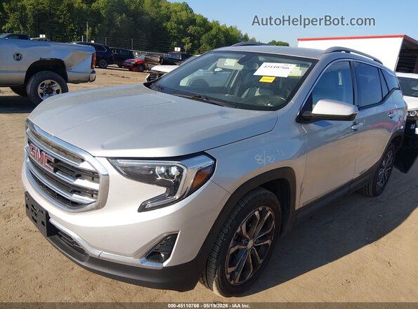 3GKALVEX5JL298925 2018 GMC TERRAIN Silver Vista tres cuartos delantera izquierda