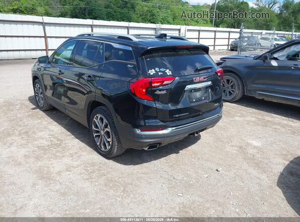 3GKALVEX7JL376296 2018 GMC TERRAIN Black Tył lewy