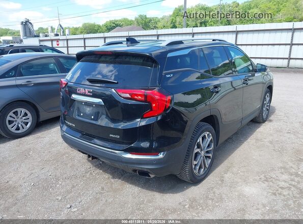 3GKALVEX7JL376296 2018 GMC TERRAIN Black Tył prawy