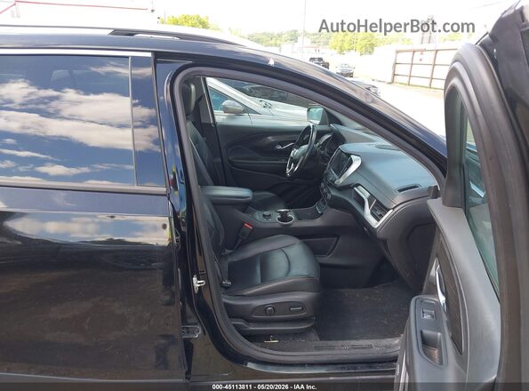 3GKALVEX7JL376296 2018 GMC TERRAIN Black Widok wnętrza z przodu
