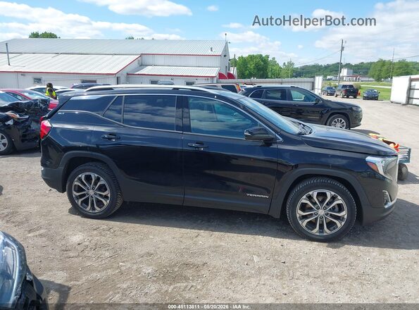 3GKALVEX7JL376296 2018 GMC TERRAIN Black Widok wnętrza z tyłu
