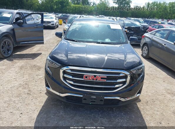 3GKALVEX7JL376296 2018 GMC TERRAIN Black Widok zestawu wskaźników