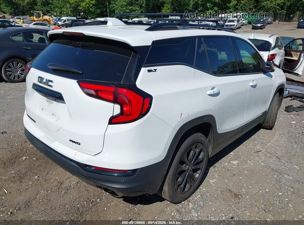 3GKALVEX8KL257688 2019 GMC TERRAIN White Trasero derecho