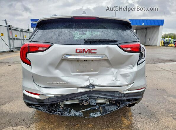 3GKALVEX9KL365852 2019 GMC TERRAIN Silver Rear view