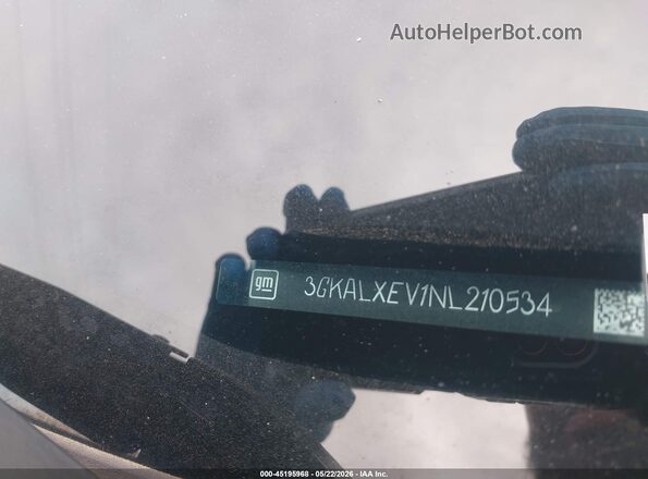 3GKALXEV1NL210534 2022 GMC TERRAIN Черный Вид подкапотного пространства