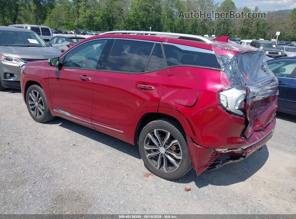 3GKALXEX1JL163565 2018 GMC TERRAIN Red Trasero izquierdo