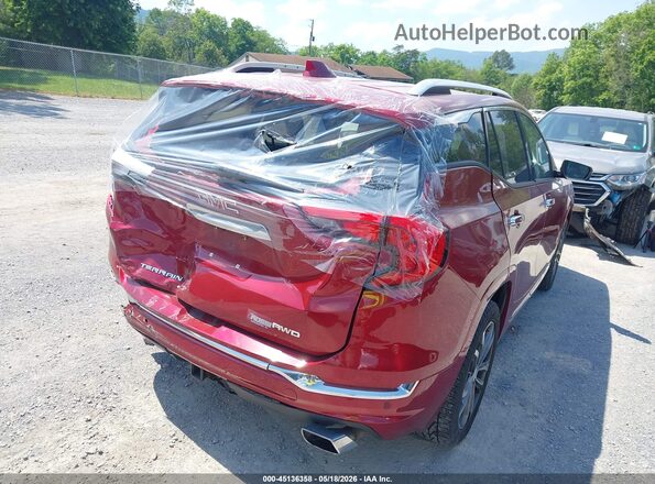 3GKALXEX1JL163565 2018 GMC TERRAIN Red Vista frontal
