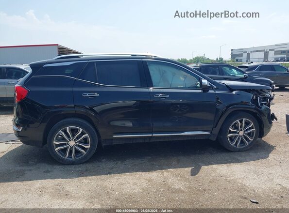 3GKALXEX2JL283360 2018 GMC TERRAIN Black უკანა სალონის ხედი
