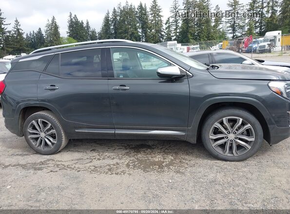 3GKALXEX3JL351066 2018 GMC TERRAIN Gray Rear interior view