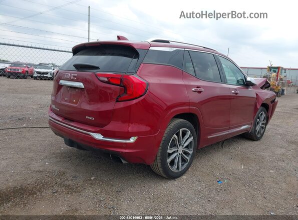 3GKALXEX3KL261840 2019 GMC TERRAIN Red Հետևի աջ