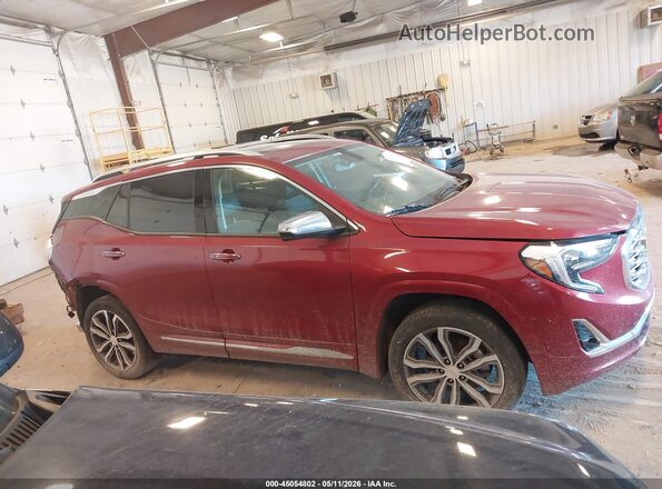 3GKALXEX5KL135821 2019 GMC TERRAIN Red უკანა სალონის ხედი