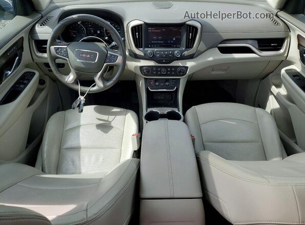 3GKALXEX6JL139634 2018 GMC TERRAIN White Вид панелі приладів