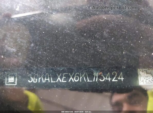 3GKALXEX6KL113424 2019 GMC TERRAIN Серый Вид подкапотного пространства