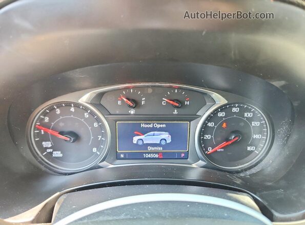 3GKALXEX8LL137581 2020 GMC TERRAIN Серый Вид щитка приборов