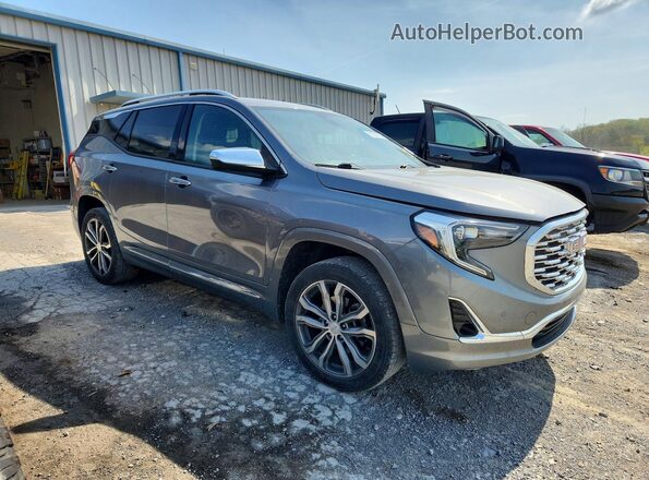 3GKALXEX8LL137581 2020 GMC TERRAIN Серый Передняя правая четверть