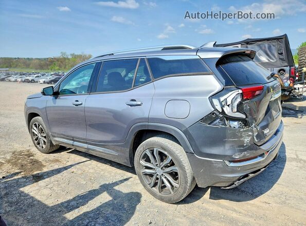 3GKALXEX8LL137581 2020 GMC TERRAIN Серый Задняя левая четверть