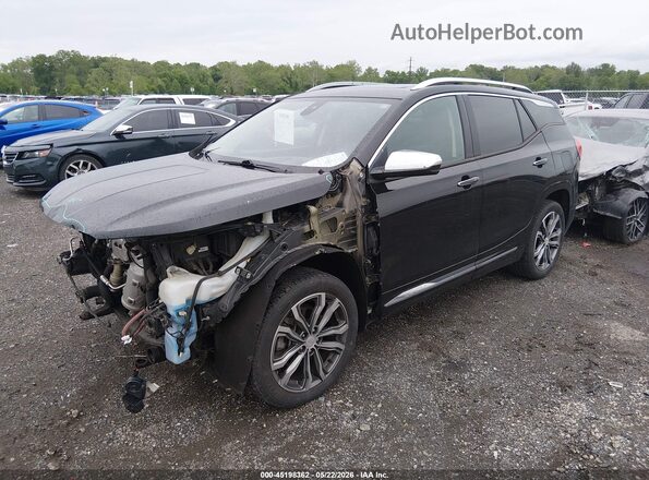 3GKALXEX9JL265146 2018 GMC TERRAIN Черный Передняя левая четверть