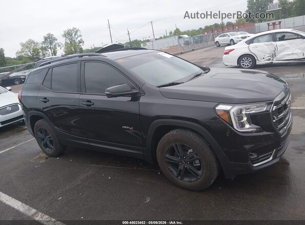 3GKALYEG1RL375206 2024 GMC TERRAIN Черный Вид задней части салона