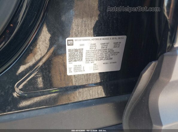 3GKALYEG3PL216166 2023 GMC TERRAIN Black Widok komory silnika