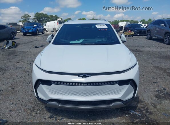 3GN7DLRP4SS153116 2025 CHEVROLET EQUINOX White Widok zestawu wskaźników