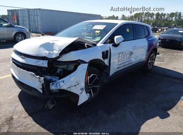 3GN7DMRP2SS193247 2025 CHEVROLET EQUINOX White Առջևի ձախ երեք քառորդ տեսարան